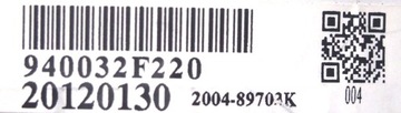 BUDÍKY / PŘÍSTROJOVÁ DESKA KIA CERATO 1.6 BENZÍN 2004-2008R. 94003-2F220