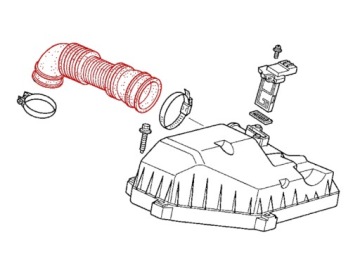 ОРИГИНАЛЬНАЯ ТРУБА ВОЗДУХОЗАБОРНИКА HONDA CR-V FR-V 2.2 CTDI OE 17228-RMA-E00