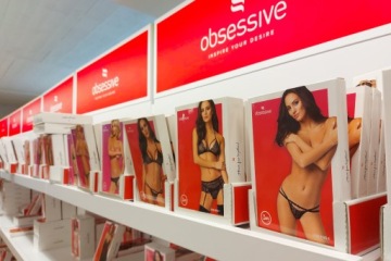 Боди Obsessive 818-TED-1 черный 2XL