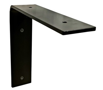 WSPORNIK PÓŁKI 10/1520/25cm CZARNY LOFT STAL 50/5