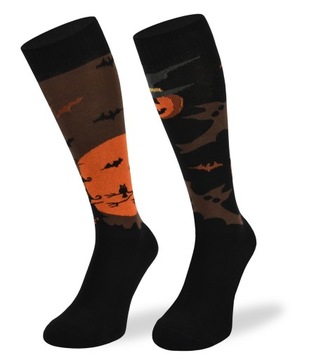 Podkolanówki jeździeckie na konie wzór - Halloween