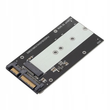 КОРПУС ПЕРЕХОДНИКА SSD M2 NGFF НА SATA3.0 2,5 ДЮЙМА, СЕРЕБРЯНЫЙ