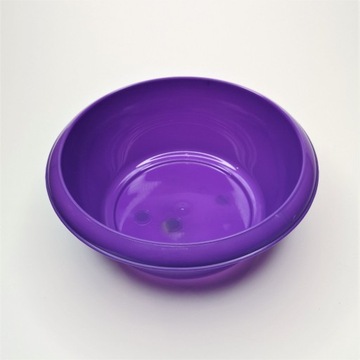 MISKA PLASTIKOWA OKRĄGŁA DO MIKROFALI 1,1 LITRA 20CM MKM2 POMARAŃCZOWA