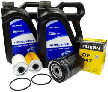 МАСЛО LOTOS 10L + ФІЛЬТРИ FILTRON URSUS C330 C360 