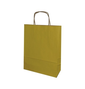 Torby papierowe 240x100x320 ŻÓŁTE eko a`100 Poznań