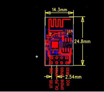 ESP-01 ESP8266 Сетевой WiFi-модуль Arduino AVR