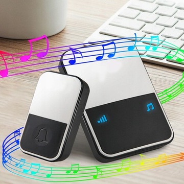 БЕСПРОВОДНОЙ ДВЕРНОЙ ЗВОНОК ДЛЯ АККУМУЛЯТОРНЫХ ВОРОТ, ВОДОНЕПРОНИЦАЕМЫЙ, 2 КНОПКИ