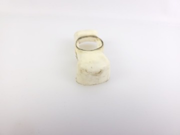 Белый чехол на вилку Romet Wigry Jubilat Waga