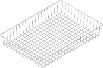 Półka kosz druciany regał biały DIY Element System GMBH