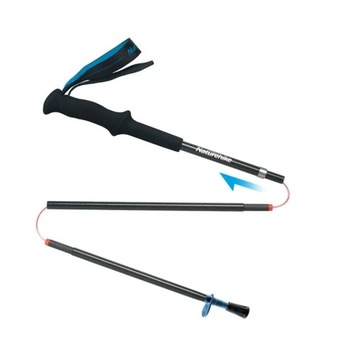 Телескопические треккинговые палки Naturehike из углеродного волокна, четыре части.