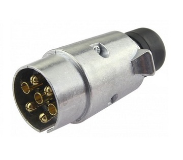 WTYCZKA 7-BIEGUNOWA 7/12V PRZYCZEPY METALOWA
