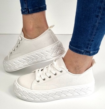 НОВЫЕ БЕЛЫЕ БОТИНКИ КРОССОВКИ КРОССОВКИ 40