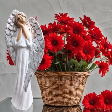 Фигурка ангела подарокДень бабушки день рождения спасибо поздравления гравировка