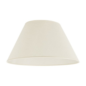 ABAŻUR do lampki klosz w kolorze ecru 4S ecru struktura 15/30 stożek ecru