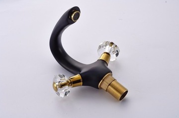 BATERIA UMYWALKOWA RETRO ROYAL CZARNA MAT SZKŁO