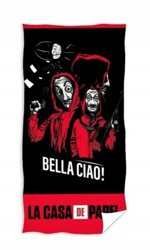 RĘCZNIK bawełniany DOM Z PAPIERU LA CASA DE PAPEL