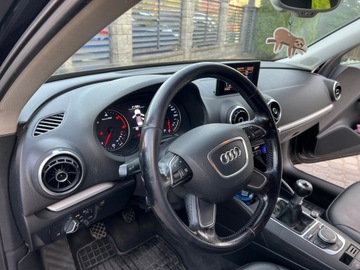 Audi A3 8V Hatchback 3d 1.6 TDI clean diesel 110KM 2014 Audi A3 2015R Skóra Klimatronik Tempomat Navi Alu Felgi 6-Biegów Bezwypadek, zdjęcie 18