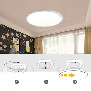 СВЕТОДИОДНАЯ ПАНЕЛЬНАЯ ЛАМПА RGB PLAFON BLUETOOTH SPEAKER 24W