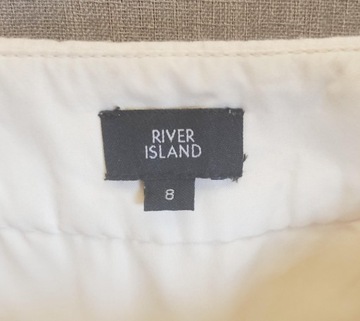 RIVER ISLAND elegancka wieczorowa zdobiona cudna spódnica mini UK8