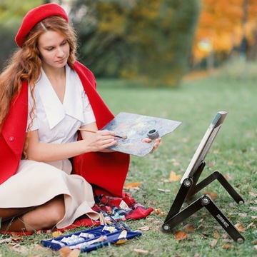 Duronic DML121 Подставка для ноутбука, стол, черный