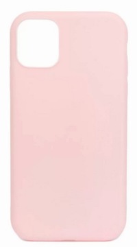 Różowe silikonowe etui case na iphone 11