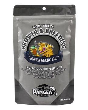 Pangea микс вкусов 5х20 грамм, 100 грамм корма для ресничного геккона