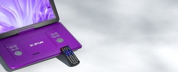 Портативный DVD-плеер 17,5-дюймовый USB/SD ВИДЕОИГРЫ Аккумулятор 5000 мАч Пульт дистанционного управления