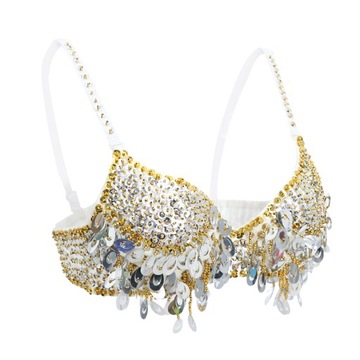 Cekinowy biustonosz Belly Dance Costume Women