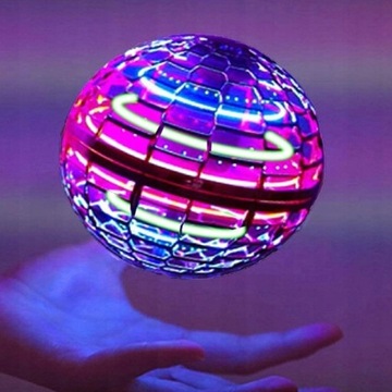 LATAJĄCA PIŁKA FIDGET SPINNER LED KULA ŚWIECĄCA
