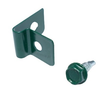 zawijka uchwyt zapinka do paneli ral 6005 -100 szt