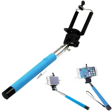 UNIWERSALNY KIJ DO SELFIE STICK UCHWYT NA TELFON MINI JACK MONOPOD