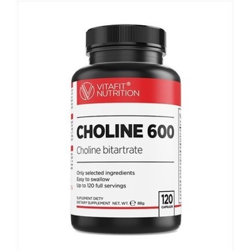 VITAFIT CHOLINA 600mg 120 kaps DWUWINIAN CHOLINY
