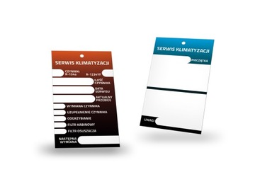 Сервисные бирки Замена масла 50 шт.