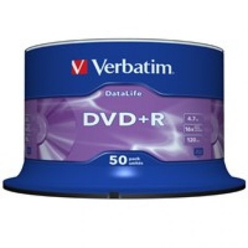 PŁYTY VERBATIM AZO DVD+R 4.7GB x16 50 szt cake box