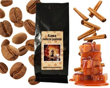 ORIENTALNA kawa ziarnista TOFFEE, CYNAMON, KARMEL 100 g mielona