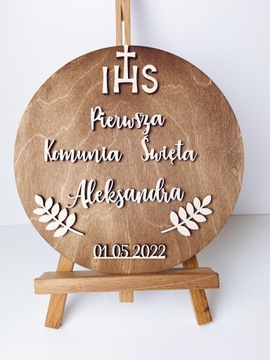 Круглая настенная ДОСКА XXL украшения ПРИЧИНЕНИЕ + ИМЯ