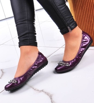 ЖЕНСКИЕ БАЛЕТКИ С КАМНЯМИ13069 38