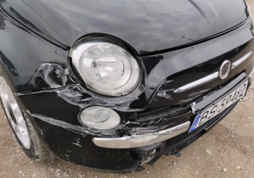 Fiat 500 II Hatchback 3d 1.3 TD 75KM 2007 Fiat 500 2007r, 1.2 Diesel. Uszkodzony prawy przod i tyl. Jezdzi. 1.2, zdjęcie 23