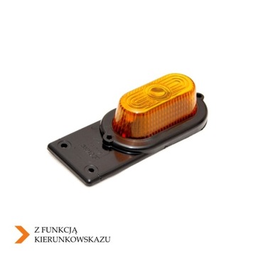 LAMPA OBRYS/POZYCJA ŻÓŁTA BOCZNA 12/24 V