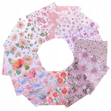 24 arkusze papieru składanego DIY papier kraftowy