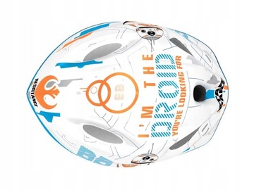 Регулируемый детский велосипедный шлем 52-56 см Disney - STAR WARS BB8