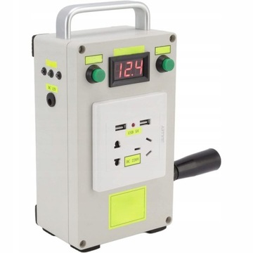 PRZENOŚNY GENERATOR RĘCZNĄ AWARYJNY 220V 12V 5V