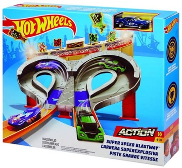 HOT WHEELS TORY TOR PĘTLE ZAWROTNA PRĘDKOŚĆ AUTKO