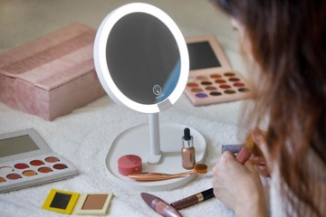 Зеркало для макияжа InnoGIO Diamond GLOW со светодиодной подсветкой