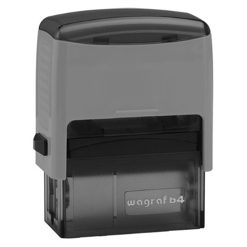 WAGRAF B4s ШТАМП ДЛЯ 8 СТРОК НАЗВАНИЕ КОМПАНИИ ОФИСНЫЙ ДИЗАЙН + ЛАСТИК