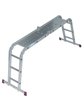 Шарнирная лестница KRAUSE CORDA 4х3 + платформа