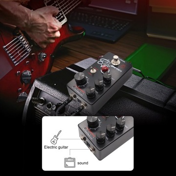 MOSKYAudio Педаль эффектов для гитары Fuzz Distortion 4