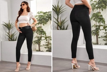 SHEIN SPODNIE JEANSOWE DAMSKIE CIĄŻOWE