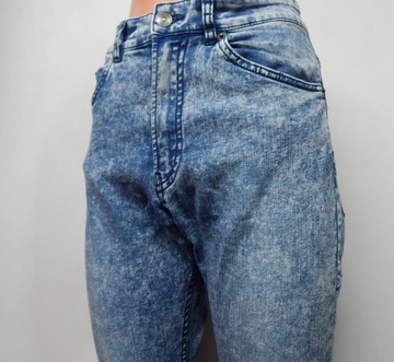 H&M spodnie damskie jeans marmurek XL/42