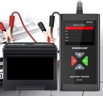 TESTER AKUMULATORA KINGBOLEN BM580 MENU PL